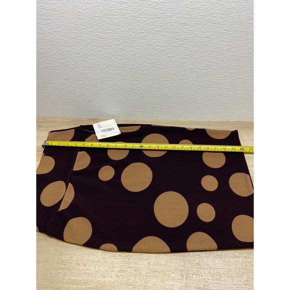LulaRoe  Women Skirt Size: XS Stretch Pencil Style Purple Witn Beige Polka Dot - Picture 4 of 4